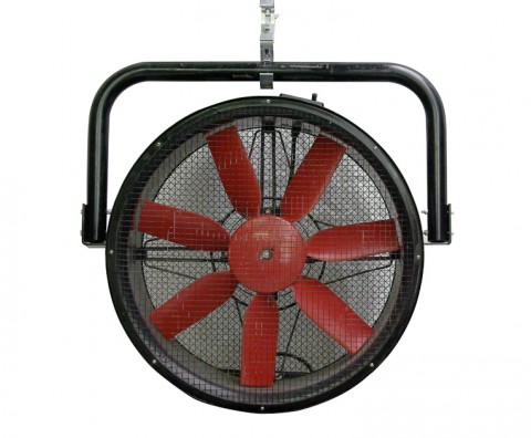 Ventilateur 63 cm sur lyre et sur pied